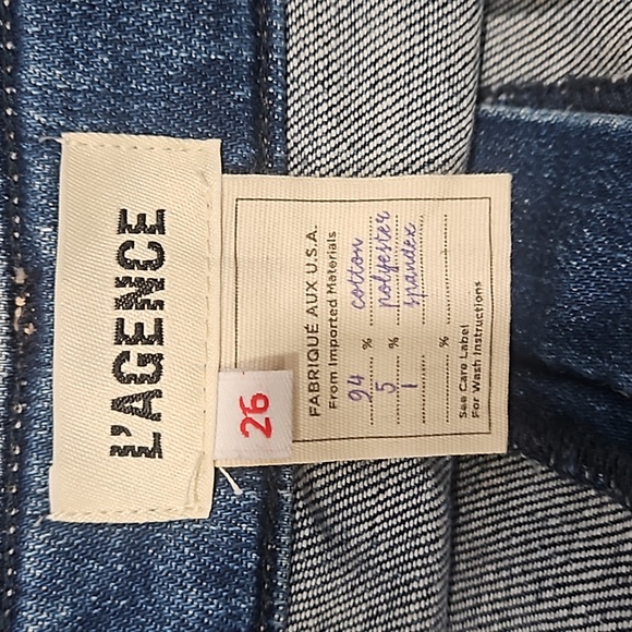 L'Agence Oriana high waist straight leg jeans - Picture 4 of 6
